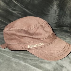 Element Crowns Skateboard Adjustable Brown Hat